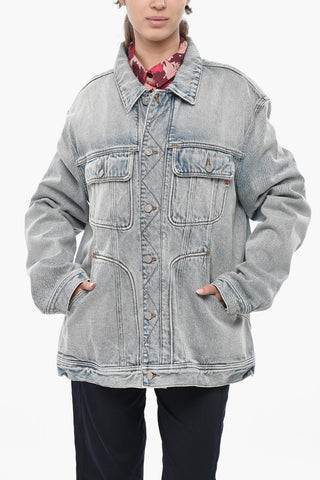 LIBRARY Denim Utility-Jacke UNISEX D-RILEY