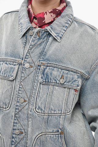 LIBRARY Denim Utility-Jacke UNISEX D-RILEY