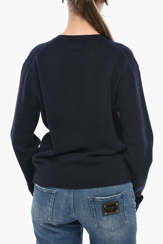 Pullover Aus Reinem Kaschmir Mit V-Ausschnitt
