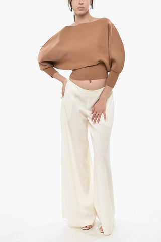 Maglia Girocollo con Maniche 3/4 a Pipistrello