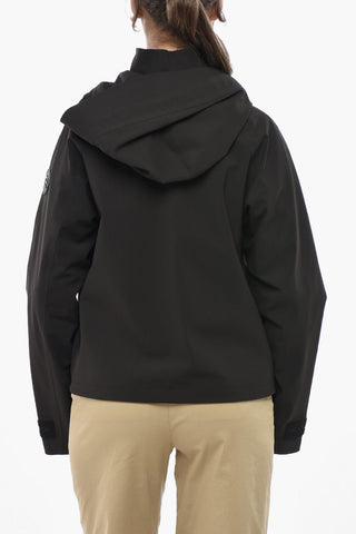 Nylon Stretch Jacket COMMUTING With Zip And Velcro Closure