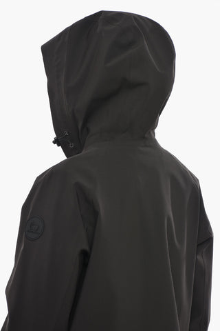 Nylon Stretch Jacket COMMUTING With Zip And Velcro Closure