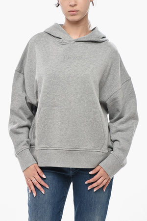 Hoodie Aus Baumwolle MAKAMBA Mit Gesticktem Logo