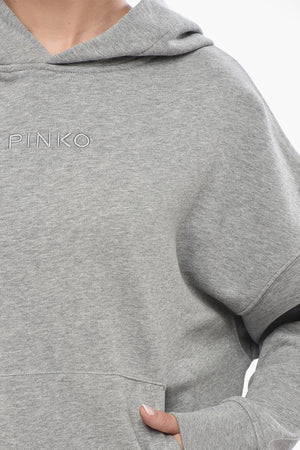 Hoodie Aus Baumwolle MAKAMBA Mit Gesticktem Logo