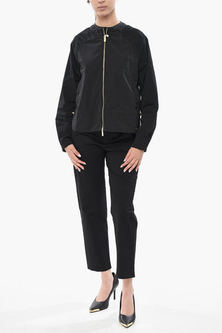 Light Bomber Jacket CITY with Gold-Effect Zip Closure