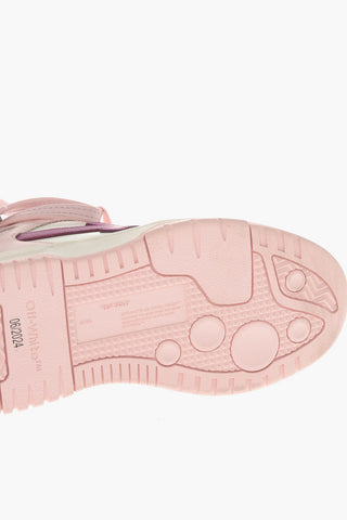 Niedrige Sneaker aus Leder OUT OF OFFICE mit kontrastierenden Details