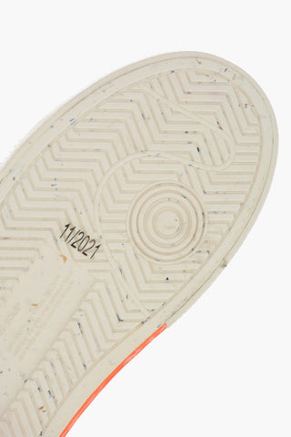 Leather Low-Top Sneakers with Velcro Closure