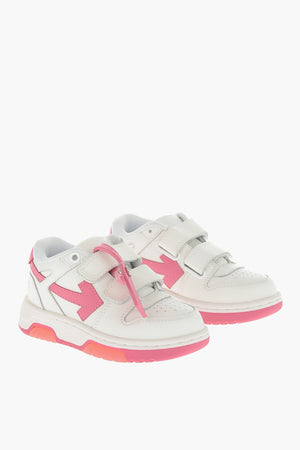 Sneakers Basse OUT OF OFFICE in Pelle con Chiusura a Strappo