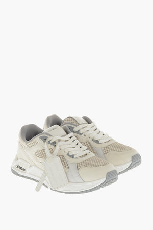 Sneakers Basse KICK OFF in Tessuto Traforato e Suede