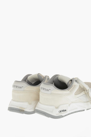 Low-Sneaker KICK OFF aus perforiertem Textil und Veloursleder