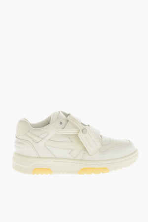 Sneakers Basse OUT OF OFFICE  in Pelle con Chiusura a Strappo