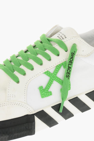 Low-Top-Sneaker VULCANIZED aus Baumwolle und Veloursleder mit Monogramm