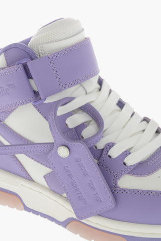 High-Top OUT OF OFFICE Two-Tone Leather Sneakers