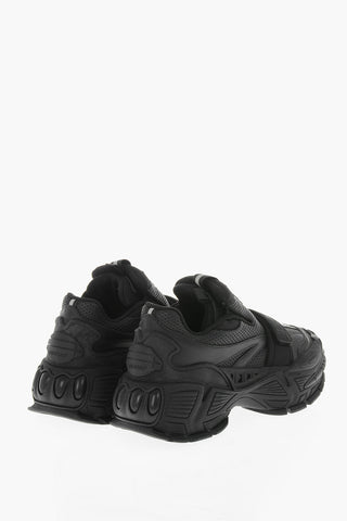 Slip-On-Sneaker GLOVE aus Leder und Textil in Uni mit Chunky-Sohle
