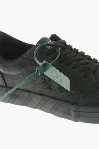 Sneakers Basse VULCANIZED in Pelle Martellata 
