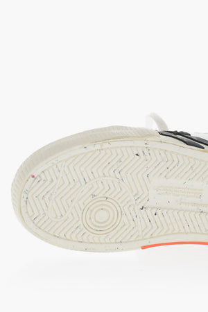 Sneakers Basse VULCANIZED in Pelle con Dettagli a Contrasto