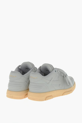 Sneakers Basse OUT OF OFFICE in Pelle con Suola a Contrasto