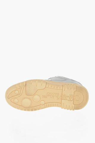 Sneakers Basse GLOVE in Pelle con Suola a Contrasto