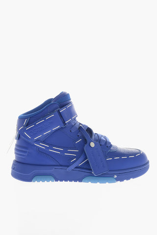 Sneakers Alte SARTORIAL STITCHING in Pelle a Tinta Unita