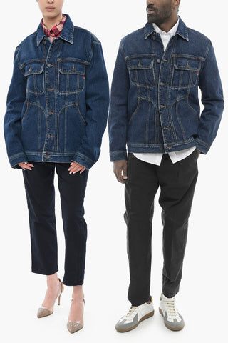 LIBRARY 데님 유틸리티 재킷 UNISEX D-RILEY