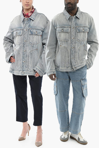LIBRARY Denim Utility-Jacke UNISEX D-RILEY