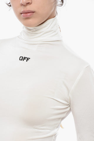 Solid-Color Top SECOND SKIN With Printed Logo
