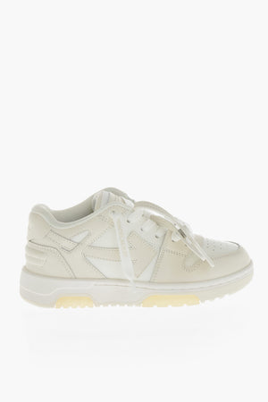 Low Leather Sneakers OUT OF OFFICE