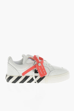 Sneakers Basse VULCANIZED in Pelle con Dettagli a Contrasto