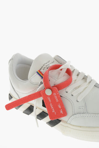 Low Leather Sneakers VULCANIZED With Contrast Details
