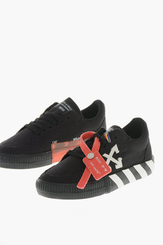 Low Canvas Sneakers VULCANIZED With Contrast Details