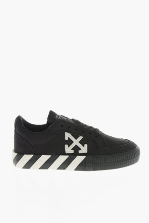 Sneakers Basse VULCANIZED in Canvas con Dettagli a Contrasto