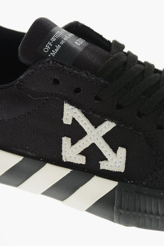 Low Canvas Sneakers VULCANIZED With Contrast Details