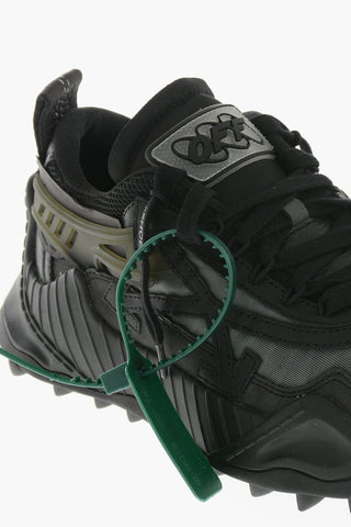 Sneakers Chunky ODSY 1000 in Pelle e Tessuto con Suola in Stile Trail Running