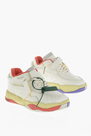 Sneakers Basse PUZZLE In Pelle e Cotone 