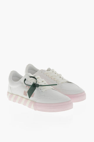 Sneakers Basse VULCANIZED in Canvas con Dettaglio Arrow in Pelle