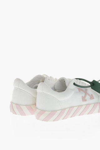 Sneakers Basse VULCANIZED in Canvas con Dettaglio Arrow in Pelle