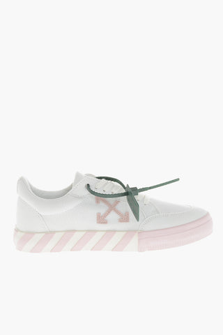 Sneakers Basse VULCANIZED in Canvas con Dettaglio Arrow in Pelle