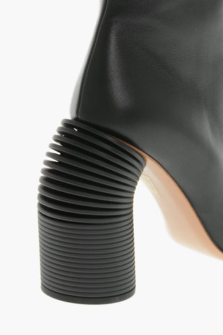 Stivali TONAL SPRING in Pelle con Tacco Scultoreo dal Design a Molla 11cm