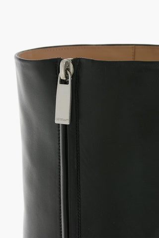 Stivali TONAL SPRING in Pelle con Tacco Scultoreo dal Design a Molla 11cm