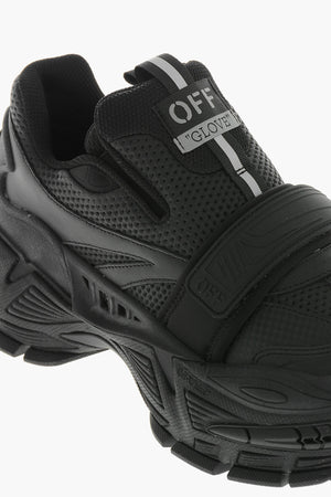Slip-On-Sneaker GLOVE aus Leder und Textil, einfarbig