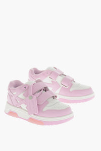 Niedrige Sneaker OUT OF OFFICE Aus Leder Mit Klettverschluss