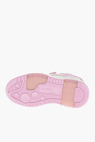 Low Leather Sneakers OUT OF OFFICE With Velcro Closure