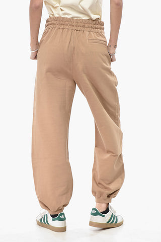 SEASONAL Brushed Cotton Joggers with Ribbed Cuffs