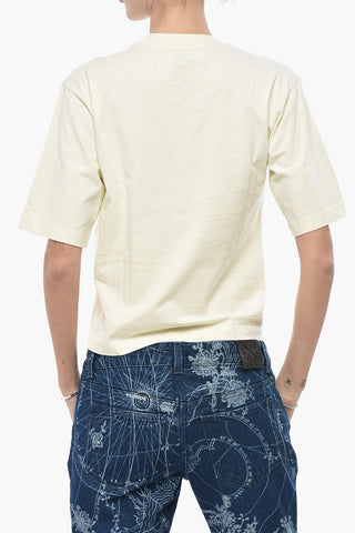 Cropped-Fit T-Shirt THICK BIG Aus Baumwolle Mit Erhabenem Logo