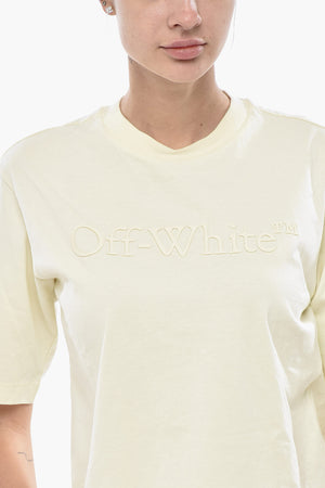 Cropped-Fit T-Shirt THICK BIG Aus Baumwolle Mit Erhabenem Logo