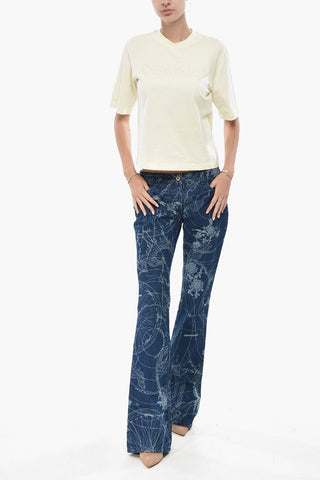 Cropped-Fit T-Shirt THICK BIG Aus Baumwolle Mit Erhabenem Logo