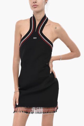 Knit Minidress CROSSCOLLAR with Racerback