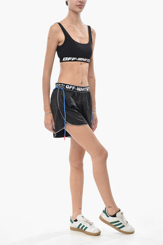 NIKE Shorts in Nylon con Banda Elastica Logata