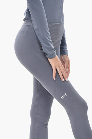 ATHLEISURE 텍스처드 심리스 레깅스