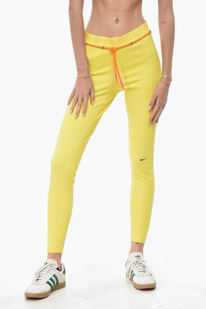 NIKE Leggings aus Funktionsstoff mit Kordelzug in der Taille